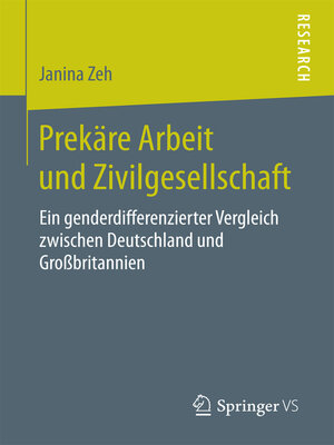 cover image of Prekäre Arbeit und Zivilgesellschaft